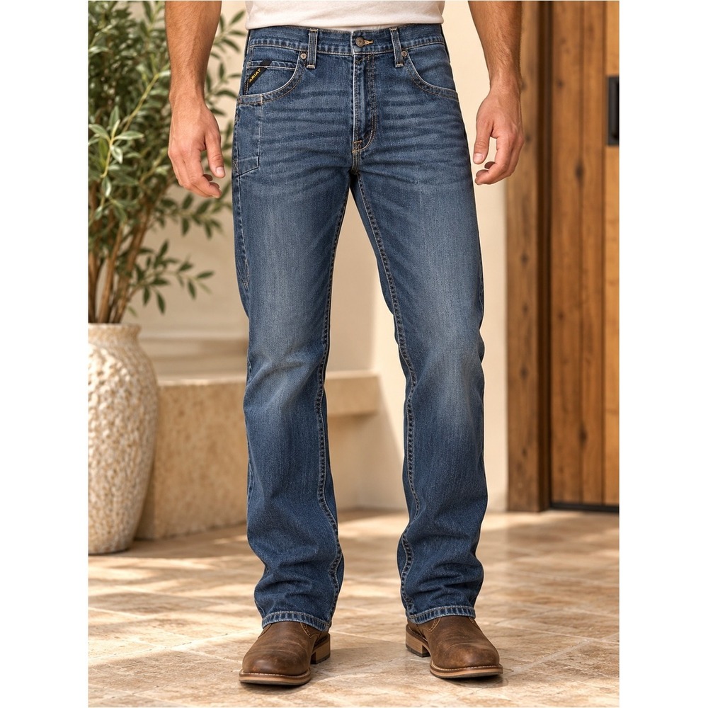 Ariat Rebar M5 Men's Ironside Straight Leg Work Jeans 10016222 38/30 #940